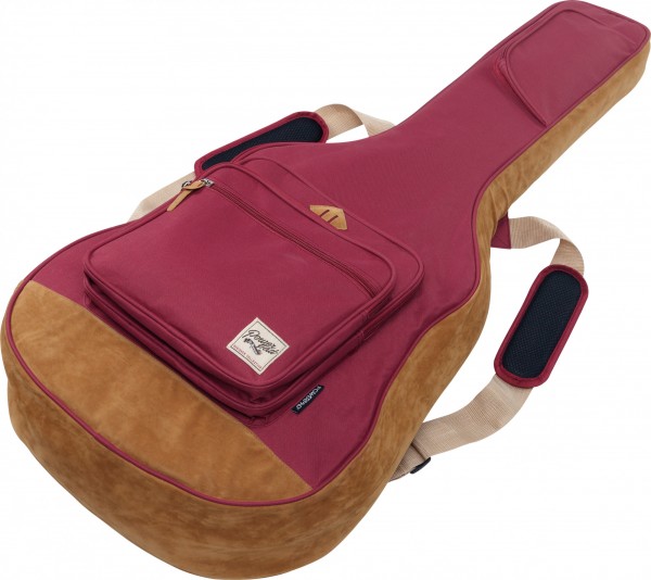 IBANEZ POWERPAD® Designer Collection Gig Bag for Acoustic Guitar - Wine Red (IAB541-WR)