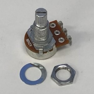 IBANEZ Potentiometer - A250K, D16, knurl shaft, long thread (3V254SAS01-KL)