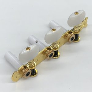 IBANEZ Mechanik links - Gold, Pearl Knob für TOD10N, FRH10N, AEG50N, GA11CE, GA34STCE, GA5TCE, GA6CE (2MC0014L-GDP)