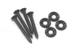 IBANEZ neck screw set in black - 2x35mm + 2x40mm + 4x washers (NECK-SCREWSET)