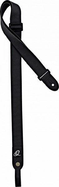 ORTEGA Vegan Series Ukulele-Strap - Black + Bonus CONNECT-XX (OSVU-BK)