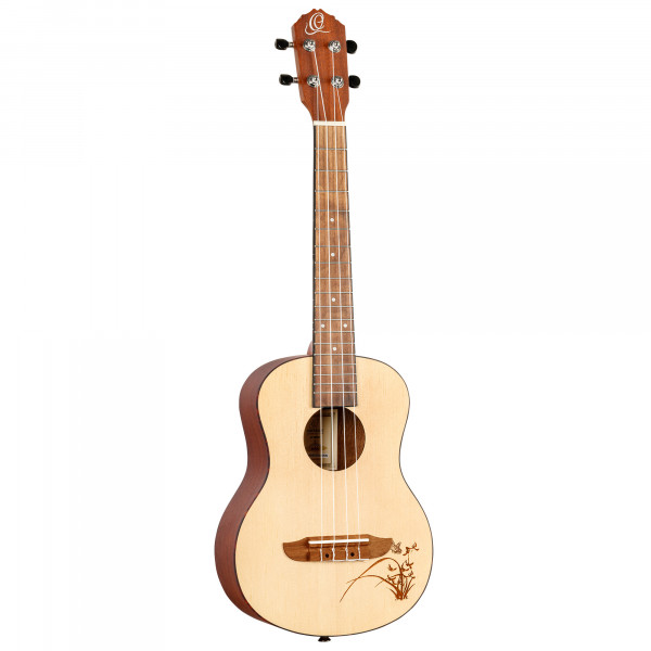 ORTEGA Bonfire Series Tenor Ukulele 4 String - Spruce/Sapele Natural (RU5-TE)
