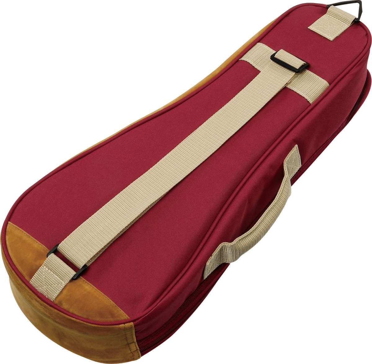 IBANEZ POWERPAD Designer Collection Gig Bag for Soprano Style Ukulele Wine Red IUBS541 WR Ukulele Bags Cases Ibanez MEINL Shop