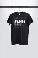 TAMA T-Shirt in schwarz mit Checkered Tee Print (TT11CHEKBK) TAMA T-Shirt in schwarz mit Checkered Tee Print (TT11CHEKBK)