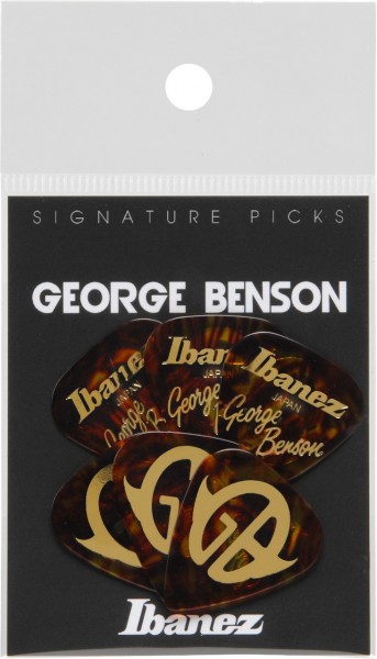 IBANEZ George Benson Signature Plektren - 6er Pack - Flat Pick (B1100GB)