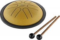 Meinl Sonic Energy 6" Mini Steel Tongue Drum, H Dur, 6 Töne, 440 Hz, Gold (MSTD3G)