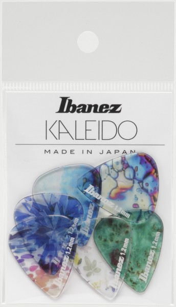 IBANEZ KALEIDO Series Picks - Copolyester Material Extra Heavy/ 6 teilig Set (PCP14XH-C1)