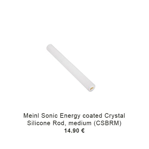  MEINL Sonic Energy Coated Crystal Silicone Rod Medium (CSBRM)