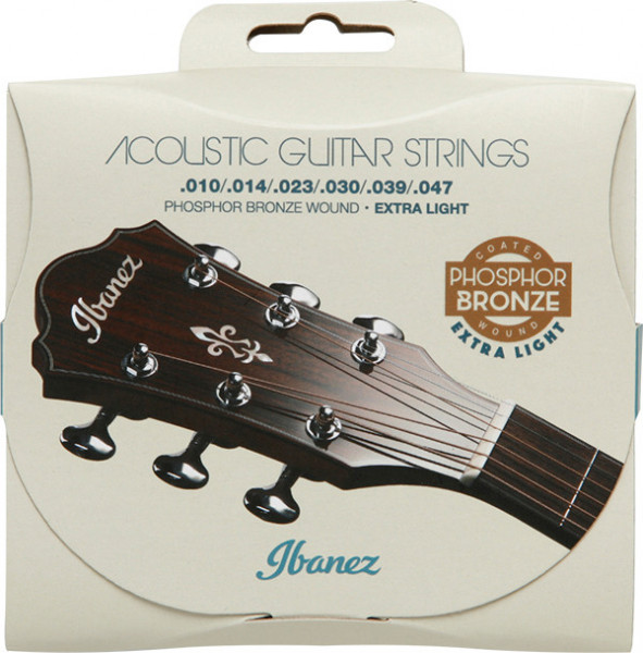 IBANEZ Saiten Set für 6 String Akustikgitarre - Extra Light (IACSP61C)