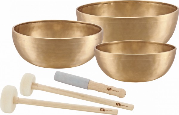 Meinl Sonic Energy 3-teiliges Energy Therapy Series Singing Bowl Set - 1400/1800/2200g (SB-E-5400)