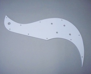 IBANEZ abs pickguard - white for AMF73 (4PG12A0020)