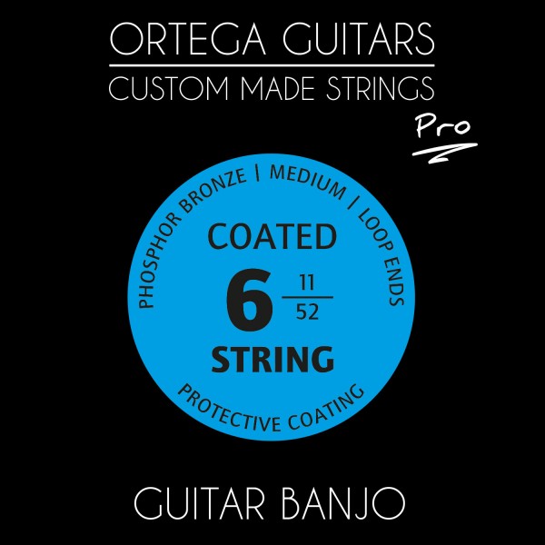 ORTEGA Custom Made Strings Pro - Banjo 6 String (GBJP-6)