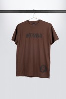 Tama t-shirt in brown with logo on chest (TT313) Tama t-shirt in brown with logo on chest (TT313)